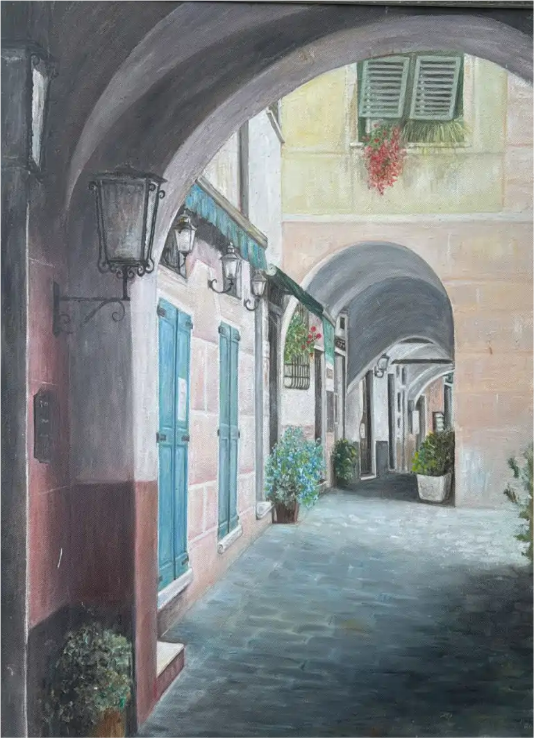 camogli portici liguria