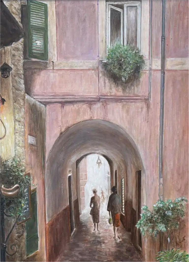 angela prato quadri liguria Camogli