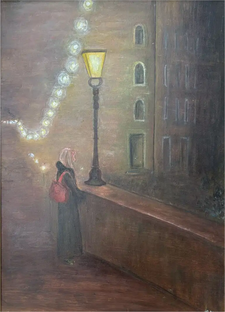 angela prato quadri liguria olio su tela