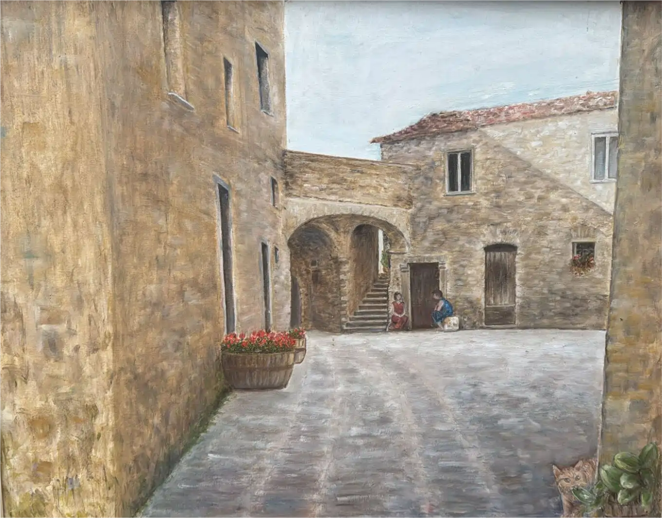 Brugnato quadro liguria